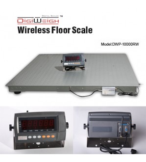 DIGIWEIGH DWP-10000RW 4' X 4' WIRELESS FLOOR SCALE 10000LB/1LB