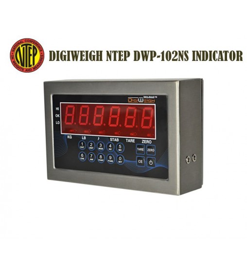 NTEP STAINLESS STEEL INDICATOR ( DATA CABLE INCLUDED)