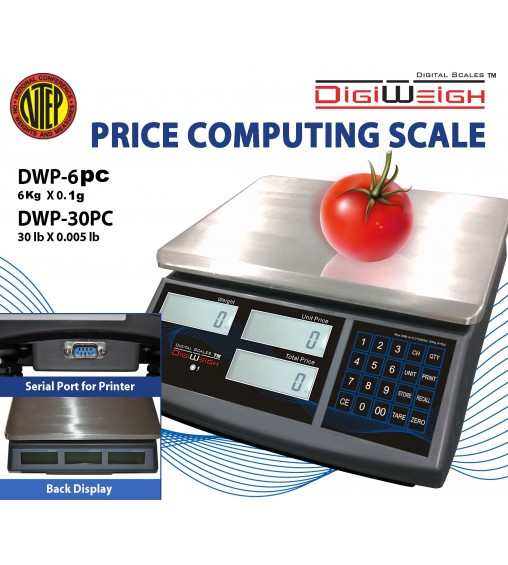 DIGIWEIGH DWP-10PC (1000g/0.2g) PRICE COMPUTING SCALE
