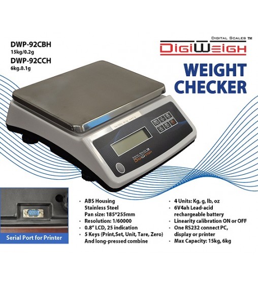 DIGIWEIGH DWP-92 WEIGHT CHECKER