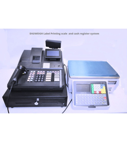 DIGIWEIGH LABEL PRINTING SCALE WITH CASH REGISTER SYSTEM