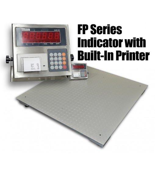 DIGIWEIGH DWP-10000FP 5' X 5' FLOOR SCALE w/ BUILT-IN PRINTER