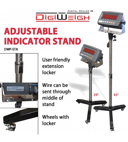 DIGIWEIGH ADJUSTABLE STAND ONLY