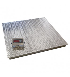 DIGIWEIGH DWP-5000SW 4'X4' REGULAR STAINLESS STEEL FLOOR SCALE