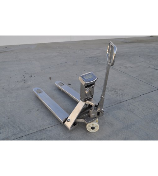 DIGIWEIGH IP68 STAINLESS STEEL PALLET JACK SCALE