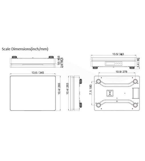 DIGIWEIGH INTERFACE SCALE WITH CASH REGISTER SYSTEM